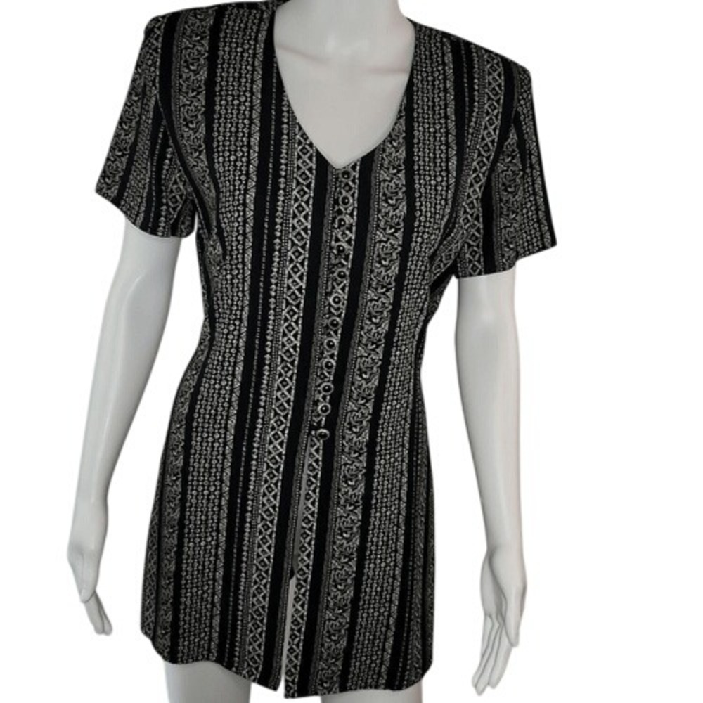 Pride‎ & Joy Vintage Black Tunic Top